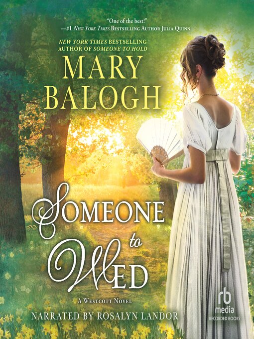 Title details for Someone to Wed by Mary Balogh - Wait list